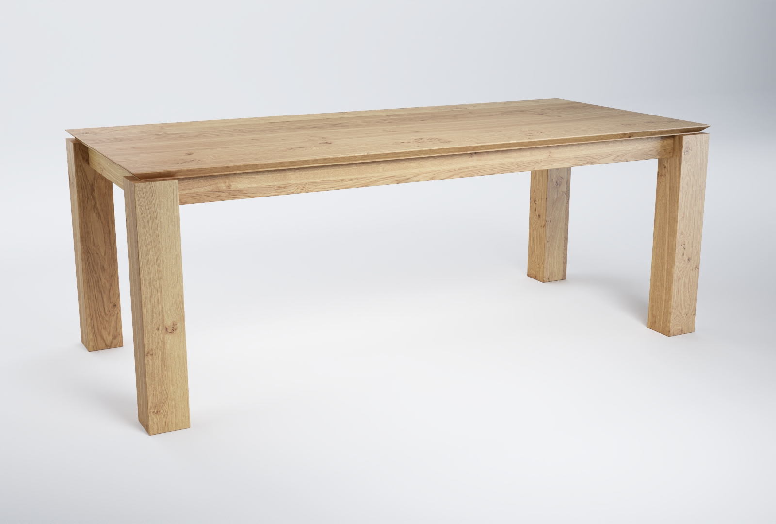 Dubový stôl z masívu KLASIK EXTRA